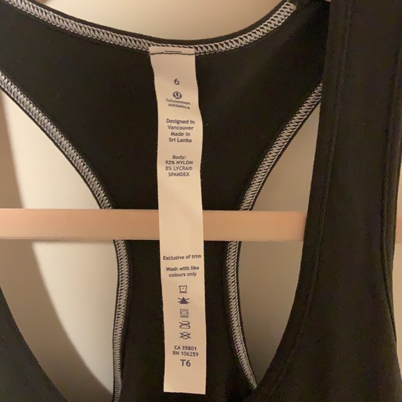 Dark sage lululemon tank - Picture 2 of 3